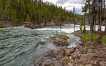 Scenic Yellowstone River by John Bailey