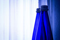 Blue water bottle by Gema Ibarra