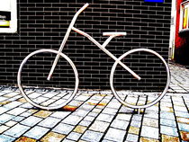 surrealistische Fahrrad-Skulptur by Martin Müller