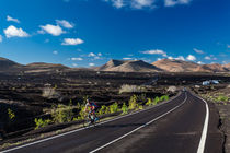 Radfahrer auf Lanzarote von sven-fuchs-fotografie