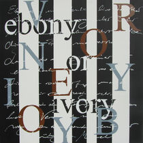 Ebony or ivory by Felicitas Schnier