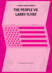 No395 My The People vs. Larry Flynt minimal movie poster by chungkong