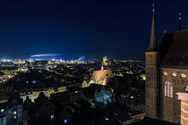Blick auf Wismar vom St. Georgendom by Moritz Wicklein