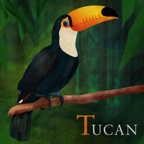 ABC Poster - T Tucan by Gaby Jungkeit