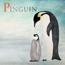 ABC Poster - P Pinguin by Gaby Jungkeit