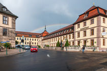 Regenbogen am Schloss Fulda 9 von Erhard Hess