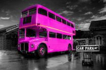 Pink Routemaster  by Rob Hawkins