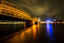 Nacht auf dem Rhein von Rob Hawkins