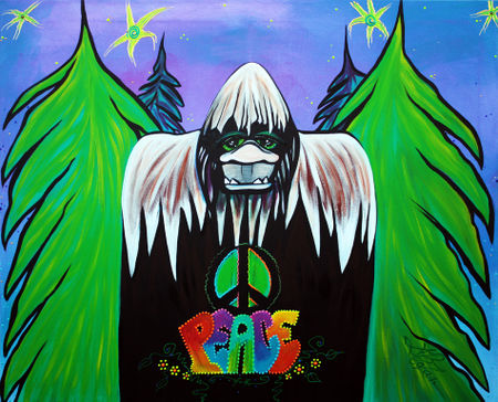Bigfoot-peace-by-laura-barbosa
