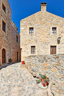 An alley in Monemvasia, Greece by Constantinos Iliopoulos