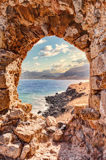 The view from the castle in Monemvasia, Greece by Constantinos Iliopoulos