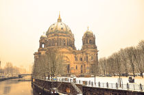 Berliner Dom im Winter von Marianne Drews