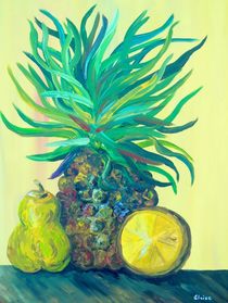 Pear and Pineapple by eloiseart