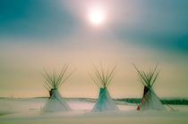 Tipis am Little Bighorn by Marianne Drews