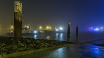 Hafen bei Nacht und Nebel von bildwerfer