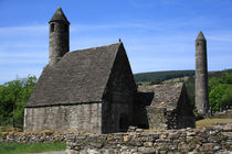 St Kevins Church And Round Tower by Aidan Moran