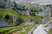 The Approach to Malham Cove by Colin Metcalf