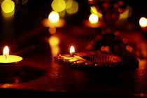 Bokeh of Candles by Banu Srini