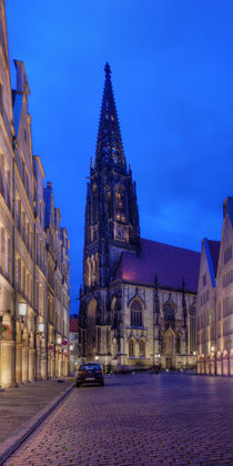 Münster (Westf.) - Prinzipalmarkt und Lambertikirche bei Nacht - Teil 2v3 von Christian Kubisch