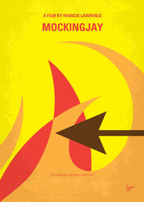 No175-3 My MOCKINGJAY - The Hunger Games minimal movie poster von chungkong