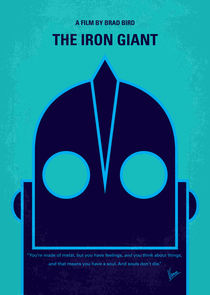 No406 My The Iron Giant minimal movie poster by chungkong