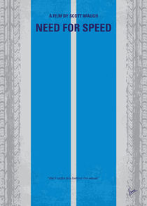 No407 My NEED FOR SPEED minimal movie poster von chungkong