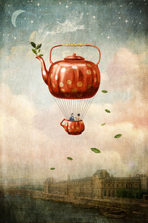 'Tea for Two at Dusk' von Paula  Belle Flores