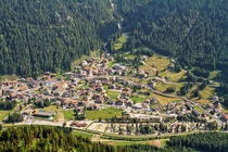 Canazei aerial view von Antonio Scarpi