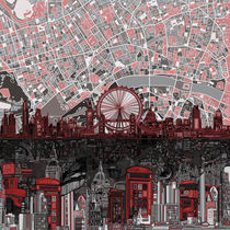 London skyline abstract von bekimart