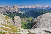 Dolomiti - Val Badia aerial view by Antonio Scarpi