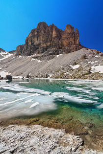 Dolomites - lake Pisciadu by Antonio Scarpi