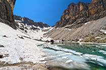 lake Pisciadu - Italian Dolomiti by Antonio Scarpi