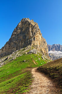 path over Pordoi pass  by Antonio Scarpi