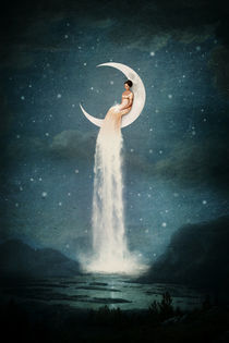 Moon River Lady von Paula  Belle Flores