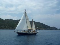 Sailing Ketch Francesca by Malcolm Snook