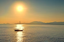 Sailing under the sun in Greece by Constantinos Iliopoulos
