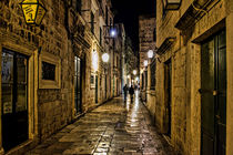 Dubrovnic at night by Colin Metcalf