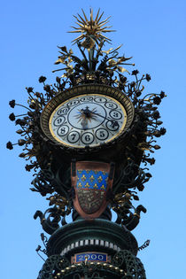 Dewailly Clock, Amiens, France by Aidan Moran