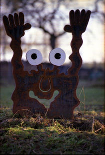 Skulptur 'fröhliches Monster' von Martin Müller
