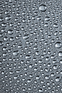 Refreshing Background droplets on zinc von Bombaert Patrick