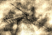 Upminster Windmill Essex Vintage by David Pyatt