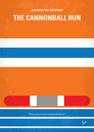 No411-my-the-cannonball-run-minimal-movie-poster
