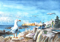 Seagulls In Essaouira by Miki de Goodaboom