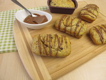 Mini-Kastenkuchen mit Mohn und Schokoladenguss by Heike Rau