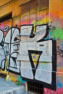 Graffiti in Beyoglu, Istanbul von loewenherz-artwork