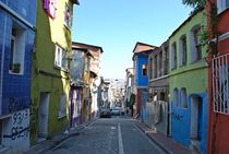 Straßenszene in Istanbul... von loewenherz-artwork