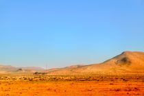 Malerische Landschaft in der Wüste von Marokko von Gina Koch