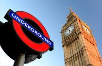 Big Ben & Westminster Underground Station by Peter Rivron
