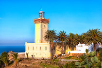 Leuchtturm von Tanger in Marokko in West Afrika by Gina Koch