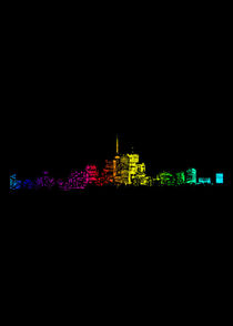 Toronto Skyline Gradient by Brian Carson